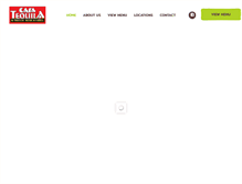 Tablet Screenshot of lacasatequila.com